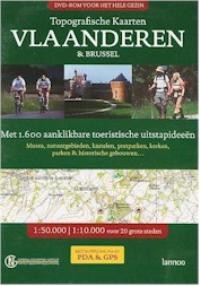 DVD-ROM TOPOGRAFISCHE KAARTEN VLAANDEREN & WALLONIË