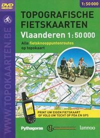 DVD-ROM TOPOGRAFISCHE FIETSKAARTEN / VLAANDEREN